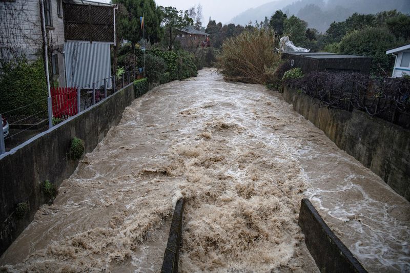 Torrential rain causes havoc in New Zealand, hundreds forced from homes