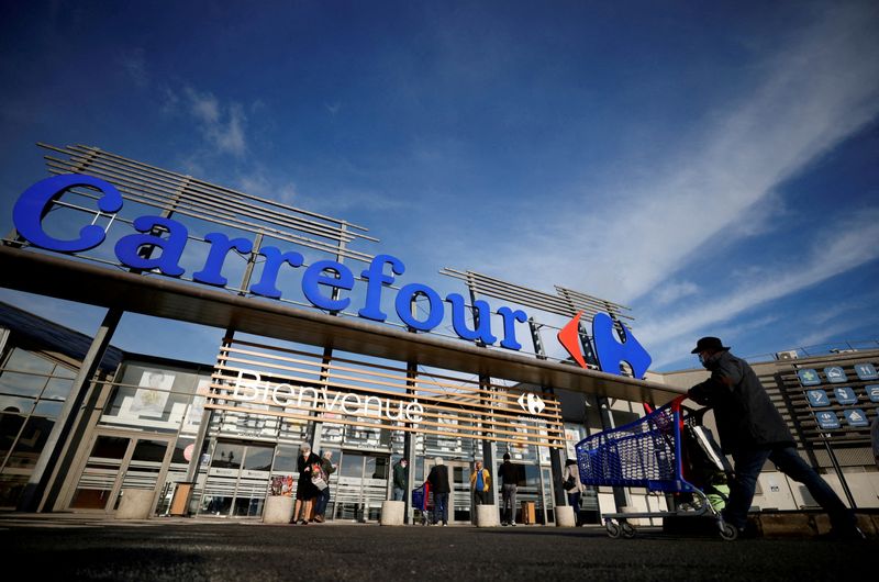 © Reuters. Loja do Carrefour em Saint-Herblain, França
15/01/2021
REUTERS/Stephane Mahe