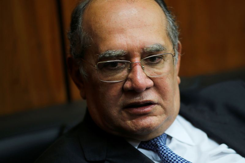 &copy; Reuters. Ministro Gilmar Mendes, do Supremo Tribunal Federal (STF)
22/08/2019
REUTERS/Adriano Machado