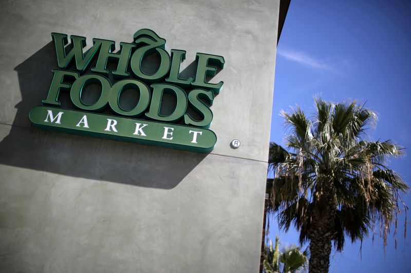 &copy; Reuters. FILE PHOTO: A Whole Foods Market store is seen in Santa Monica, California, U.S. March 19, 2018. REUTERS/Lucy Nicholson/