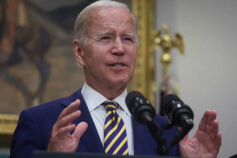 &copy; Reuters. Presidente dos EUA, Joe Biden, em Washington
 24/8/2022   REUTERS/Leah Millis