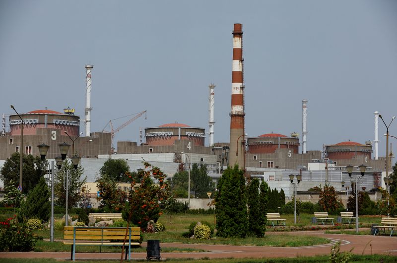 &copy; Reuters. Foto de archivo de la planta nuclear de Zaporiyia
Ago 22, 2022. REUTERS/Alexander Ermochenko/