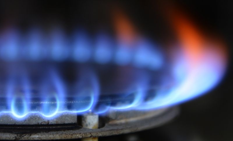 © Reuters. FILE PHOTO: A gas cooker is seen in Boroughbridge, northern England in this November 13, 2012.  REUTERS/Nigel Roddis/Files   