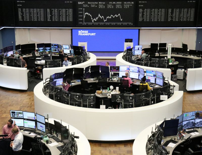 &copy; Reuters. German share price index DAX graph is pictured at the stock exchange in Frankfurt