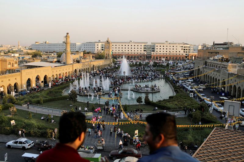 © Reuters. FILE PHOTO: A general view of the old city of Erbil, Iraq September 24, 2018. REUTERS/Thaier Al-Sudani/File Photo