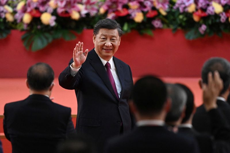 &copy; Reuters. 　８月３０日、中国国営メディアは、中国共産党が５年に一度の党大会を１０月１６日から開催すると報じた。写真は習近平国家主席。７月撮影。代表撮影（２０２２年　ロイター）