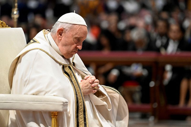 &copy; Reuters. البابا فرنسيس في الفاتيكان يوم 27 أغسطس آب 2022. صورة من المكتب الإعلامي للفاتيكان حصلت عليها رويترز من طرف ثالث 