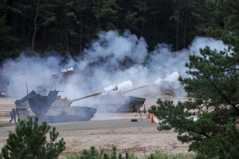 U.S., South Korea stage largest combined military drills in years