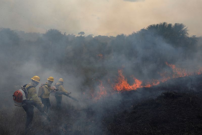 &copy; Reuters. Incêndio na floresta amazônica em Apuí
 5/9/2021    REUTERS/Bruno Kelly