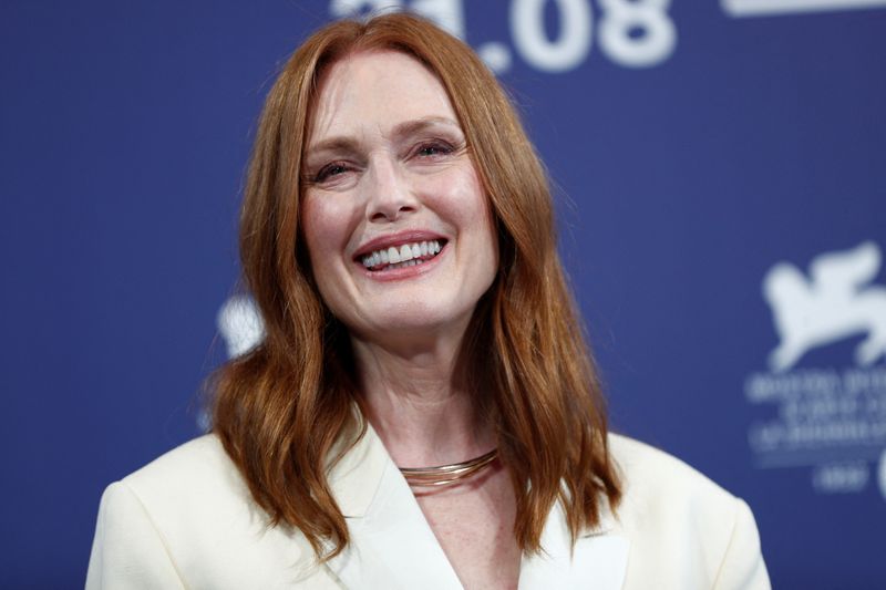 &copy; Reuters. Julianne Moore no Festival de Veneza
 31/8/2022  REUTERS/Guglielmo Mangiapane