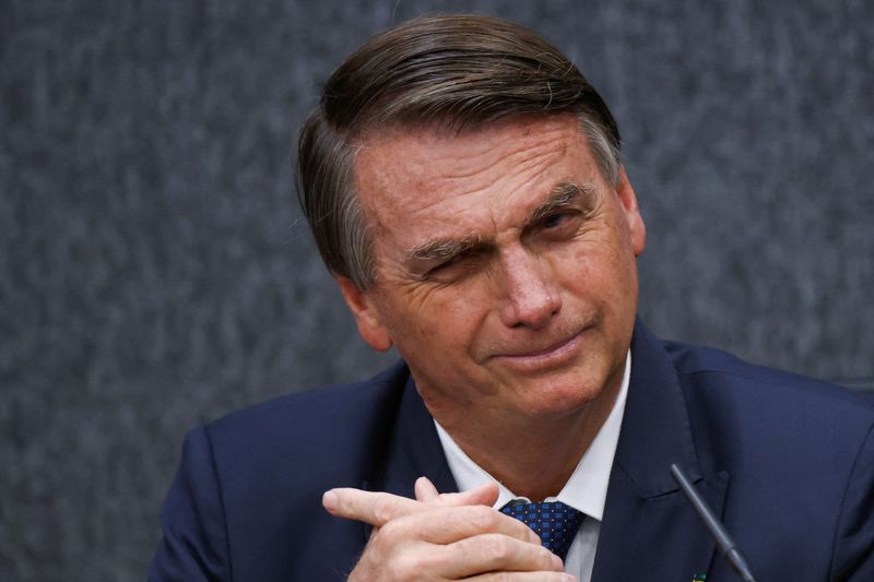 &copy; Reuters. Presidente Jair Bolsonaro durante cerimônia em Brasília
30/08/2022 REUTERS/Adriano Machado