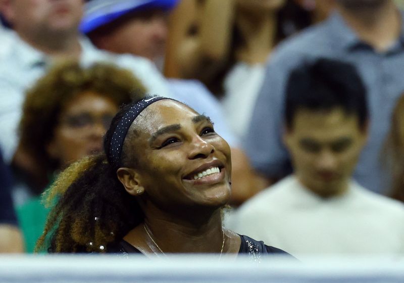 &copy; Reuters. Serena Williams durante partida do US Open
31/08/2022 REUTERS/Mike Segar