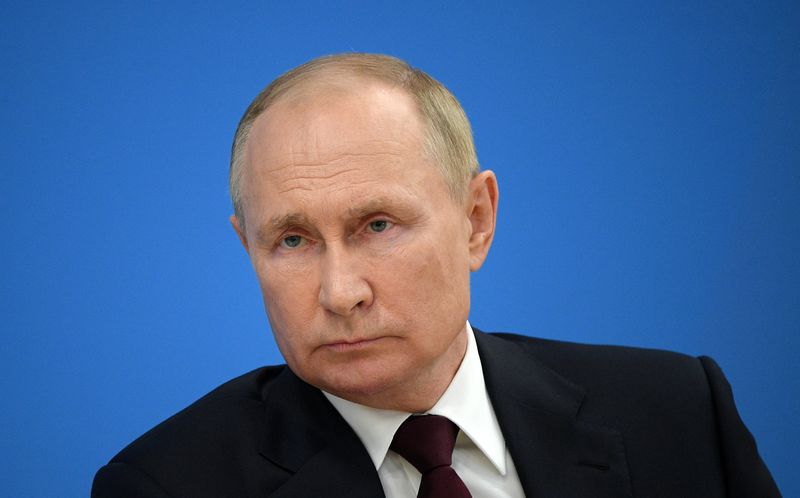 &copy; Reuters. Presidente russo, Vladimir Putin 
01/09/2022
Sputnik/Alexey Maishev/Pool via REUTERS