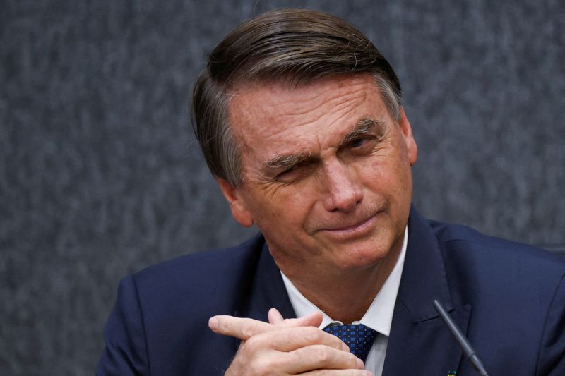 &copy; Reuters. Presidente Jair Bolsonaro
30/08/2022
REUTERS/Adriano Machado