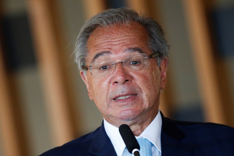 © Reuters. Ministro da Economia, Paulo Guedes, fala em evento no Itamaraty
21/06/2022
REUTERS/Adriano Machado