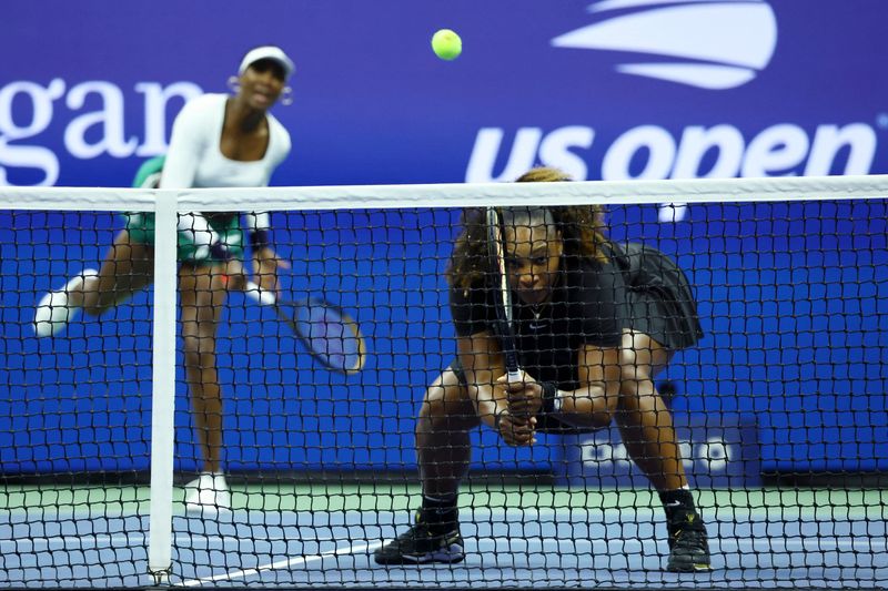 Tennis-Williams sisters crash out of U.S. Open doubles but Serena not done yet