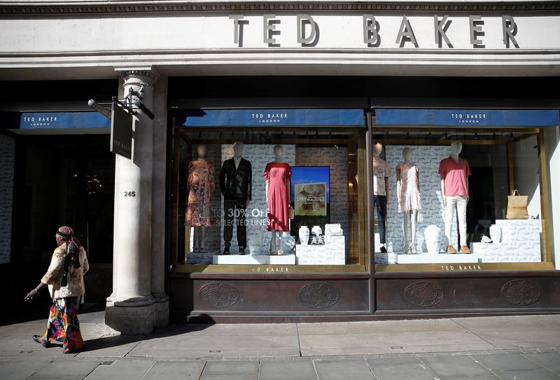 &copy; Reuters. A Ted Baker store is seen on Regent Street, in London, Britain, April 3, 2022.  Picture taken April 3, 2022. REUTERS/Peter Nicholls