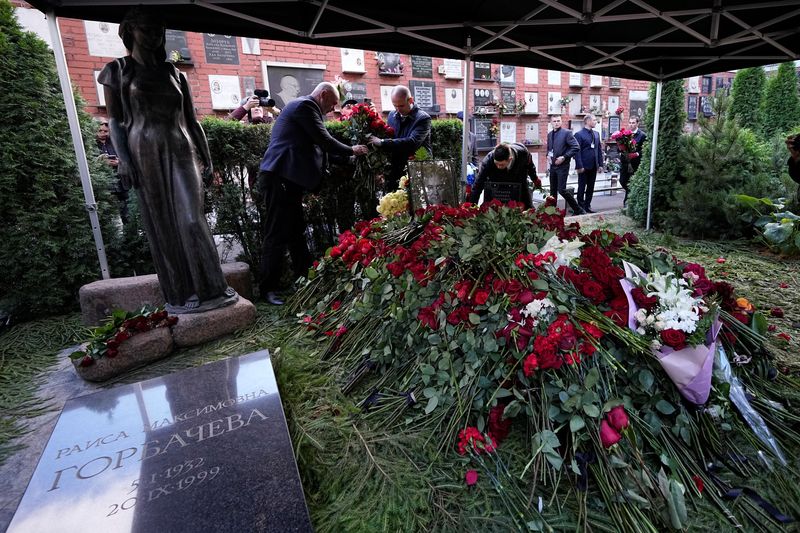 © Reuters. Funeral do líder soviético Mikhail Gorbachev em Moscou
03/09/2022
Alexander Zemlianichenko/Pool via REUTERS