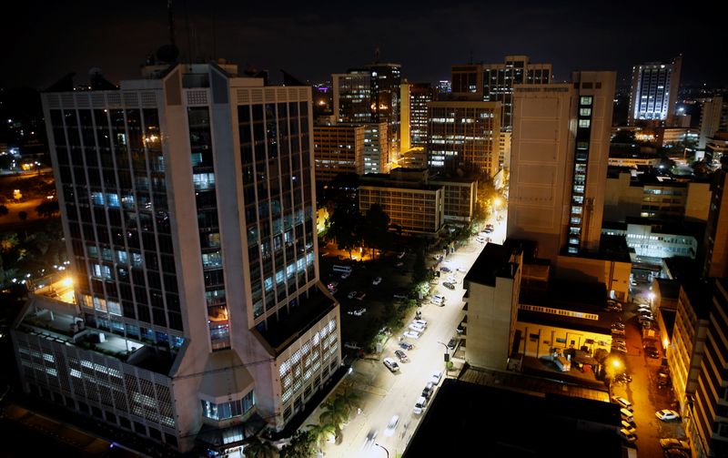 &copy; Reuters. FILE PHOTO: A general view shows the central business district of Kenya's capital Nairobi, April 10, 2017. REUTERS/Thomas Mukoya/File Photo