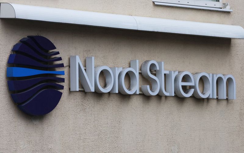 &copy; Reuters. FILE PHOTO: The logo of Nord Stream AG is seen at an office building in the town of Vyborg, Leningrad Region, Russia August 22, 2022. REUTERS/Anton Vaganov/