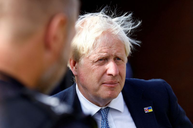 &copy; Reuters. Boris Johnson em Milton Keynes
 31/8/2022   REUTERS/Andrew Boyers/Pool