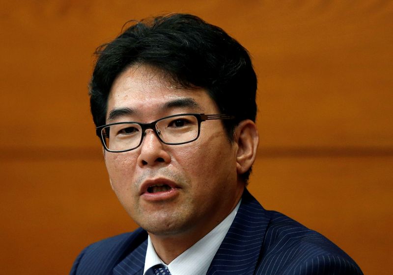 &copy; Reuters. Bank of Japan (BOJ) new policy board members Goushi Kataoka attends a news conference at BOJ headquarters in Tokyo, Japan July 25, 2017. REUTERS/Issei Kato