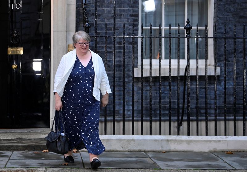&copy; Reuters. New British Health Secretary and Deputy Prime Minister Therese Coffey walks outside Number 10 Downing Street, in London, Britain September 6, 2022. REUTERS/Toby Melville