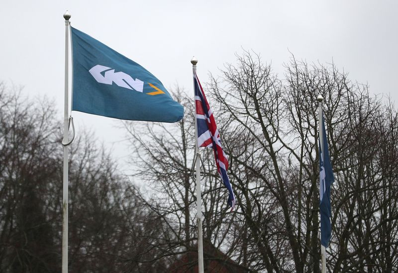 &copy; Reuters. Branding is seen outside the headquarters of GKN in Redditch, Britain, March 12, 2018. REUTERS/Hannah McKay