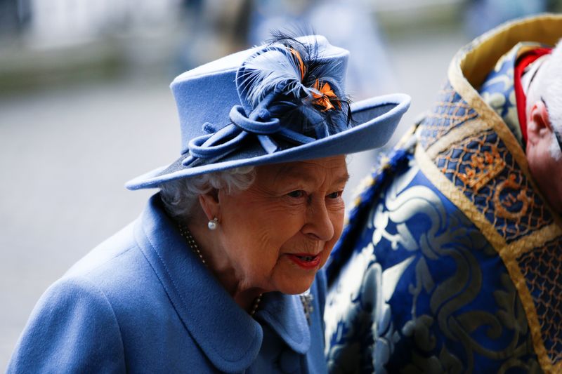 &copy; Reuters. 　９月７日、エリザベス英女王（９６、写真）が、予定されていた女王の諮問機関「枢密院」のオンライン会合出席を中止した。写真はロンドンで２０２０年３月撮影（２０２２年　ロイタ