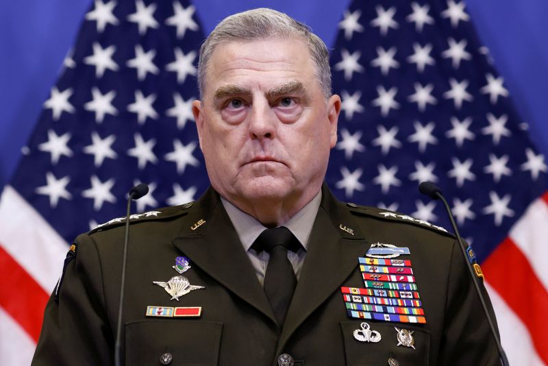 &copy; Reuters. الجنرال مارك ميلي رئيس هيئة الأركان الأمريكية المشتركة - صورة من أرشيف رويترز.