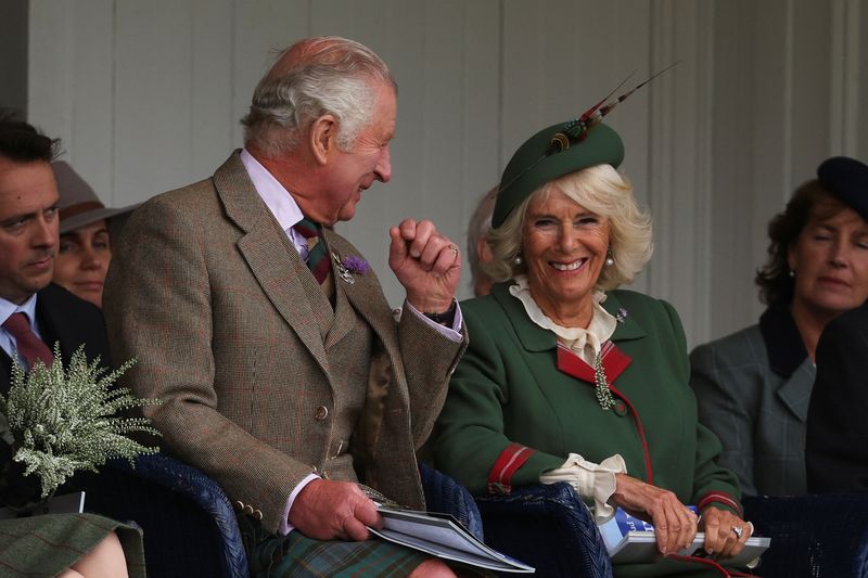 &copy; Reuters. Camilla e Charles na Escócia
03/09/2022
REUTERS/Russell Cheyne