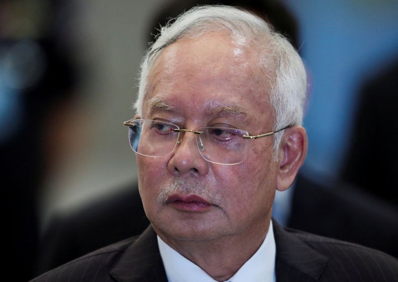 &copy; Reuters. FILE PHOTO: Former Malaysian Prime Minister Najib Razak speaks during a news conference at the Federal Court in Putrajaya, Malaysia August 18, 2022. REUTERS/Hasnoor Hussain/File Photo