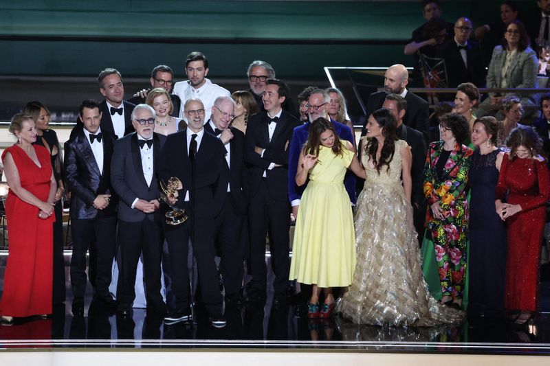'Succession,' 'Ted Lasso' repeat as winners of top Emmy awards
