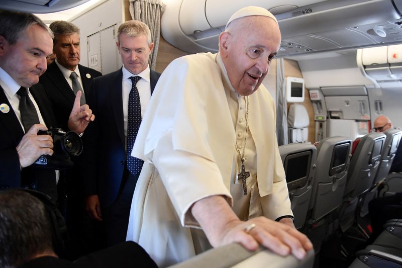 Pope arrives in Kazakhstan, says 'always ready' for China visit