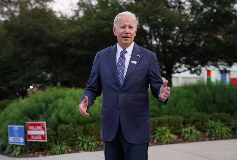 &copy; Reuters. Presidente dos EUA, Joe Biden, em Wilmington, Delaware
13/09/2022
REUTERS/Kevin Lamarque