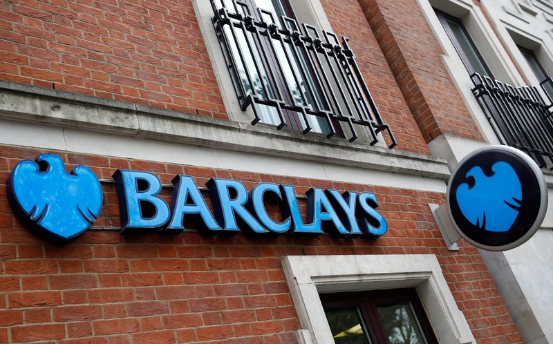 &copy; Reuters. FILE PHOTO: A branch of Barclays Bank is seen, in London, Britain, February 23, 2022.  REUTERS/Peter Nicholls/File Photo