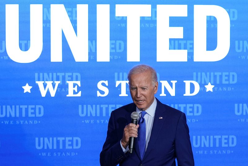 Biden asks Americans to confront white supremacy