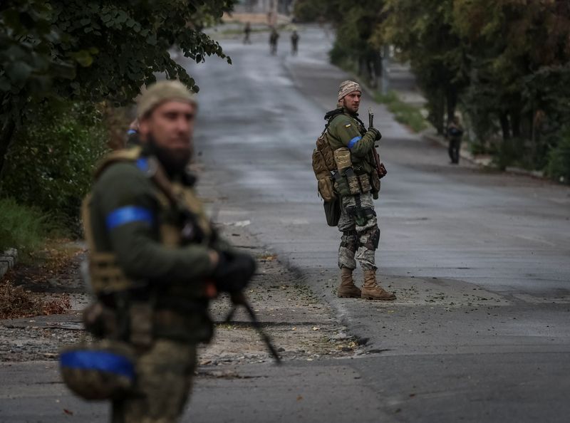 Ukraine says it has found mass graves in Ezium, where the Russians ousted them days ago.