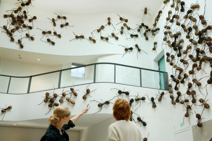 &copy; Reuters. Foto del viernes de la exhibición Casa Tomada del artista Rafael Gomezbarros en el Rijksmuseum de Amsterdam
Sep 16, 2022. REUTERS/Piroschka van de Wouw