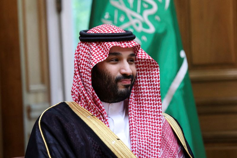 &copy; Reuters. ولي العهد السعودي الأمير محمد بن سلمان في صورة بتاريخ 25 يوليو تموز 2022. تصوير: لويزا فاردي - رويترز.