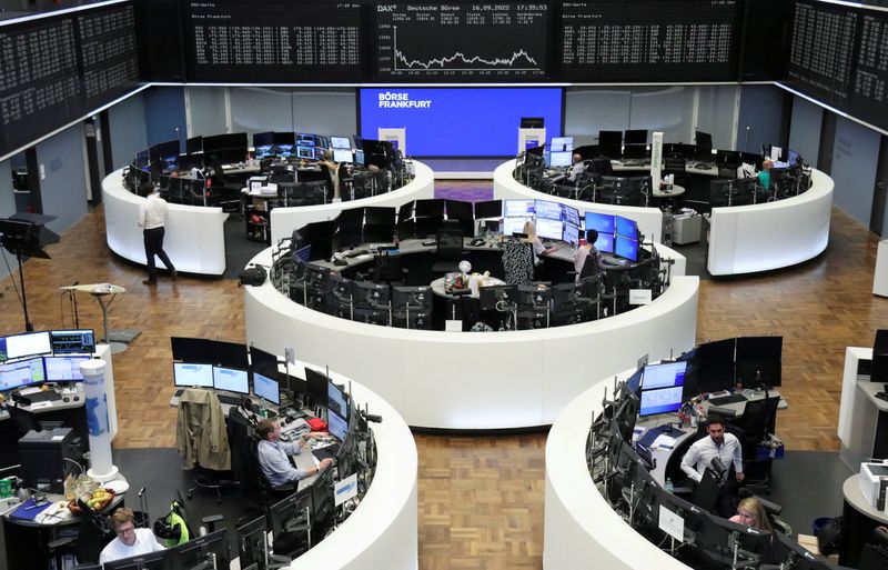European shares open lower as tech shares fall