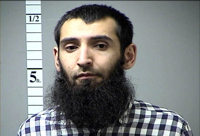 &copy; Reuters. FILE PHOTO: Sayfullo Saipov, the suspect in the New York City truck attack is seen in this handout photo released November 1, 2017.   St. Charles County Department of Corrections/Handout via REUTERS   