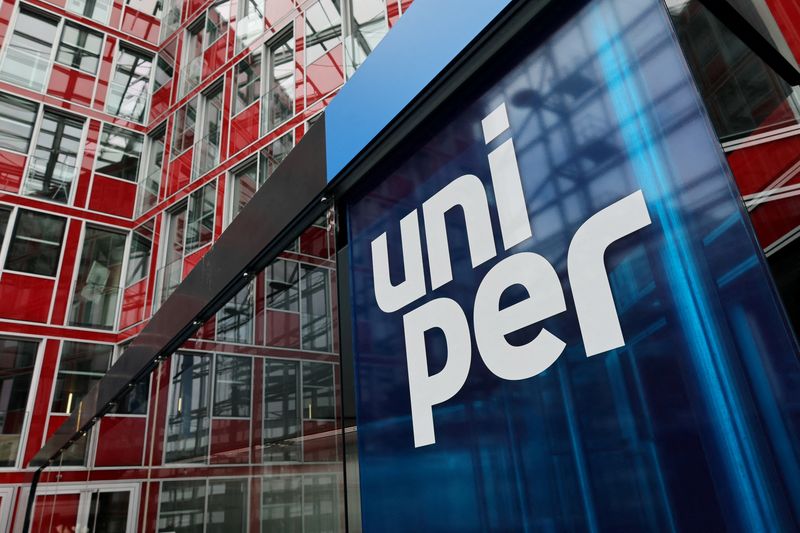&copy; Reuters. Imagen de archivo del logotipo de Uniper en la sede de la empresa de servicios públicos en Düsseldorf