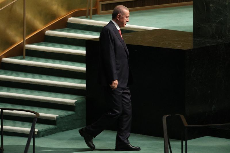 Turkey's Erdogan says U.S. senators gave 'positive' feedback  on F-16s