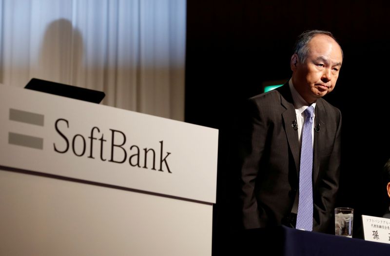 &copy; Reuters. FILE PHOTO: Japan's SoftBank Group Corp Chief Executive Masayoshi Son attends a news conference in Tokyo, Japan, Nov. 5, 2018. REUTERS/Kim Kyung-Hoon