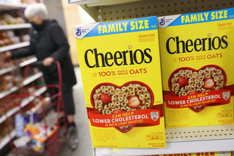 General Mills lifts annual forecast on upbeat demand for at-home cooking