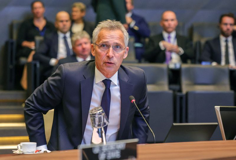 &copy; Reuters. Secretário-geral da Otan, Jens Stoltenberg, em Bruxelas
 9/9/2022   Olivier Matthys/Pool via REUTERS