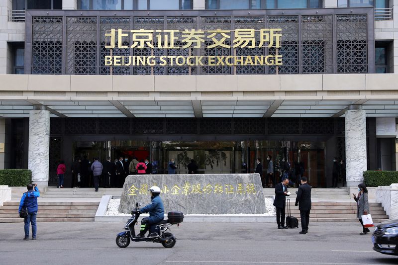 &copy; Reuters. Bolsa de Pequim, China
15/11/2021
REUTERS/Tingshu Wang