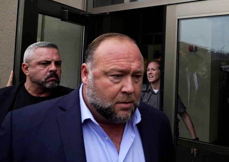 Alex Jones lashes out at critics at trial over Sandy Hook hoax claims