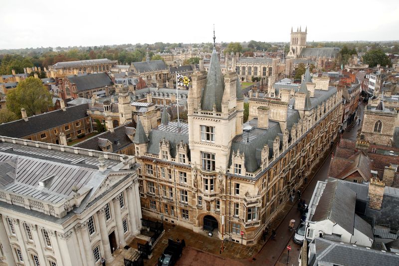 &copy; Reuters. Visão geral da Universidade de Cambridge, no Reino Unido
01/10/2020
REUTERS/Matthew Childs/